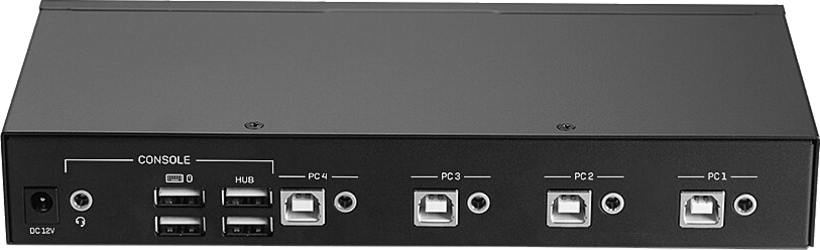 LINDY 4-Port USB Tastatur- & Maus-Switch