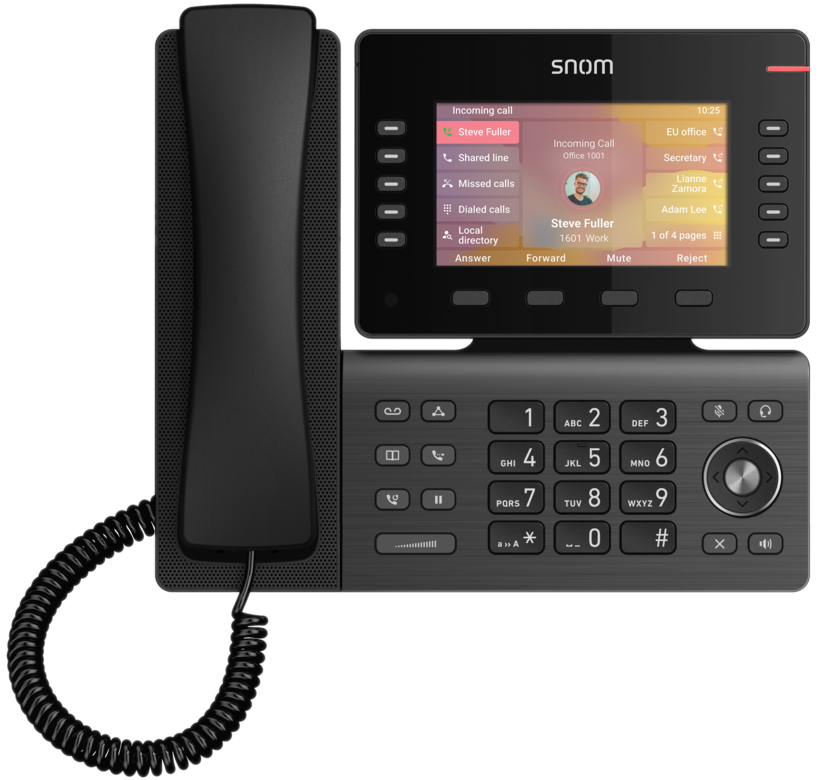 Snom D865 IP Desktop Telefon schwarz