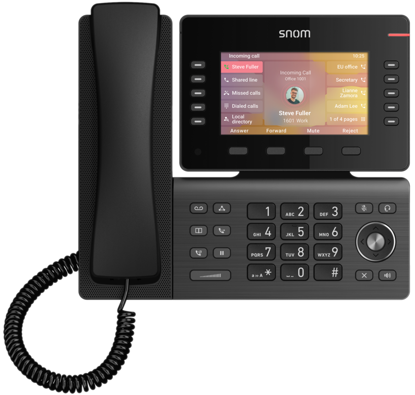 Téléphone IP fixe Snom D865 noir