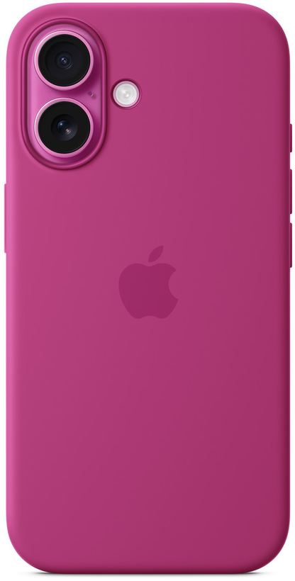 Apple iPhone 16 Silicone Case Fuchsia