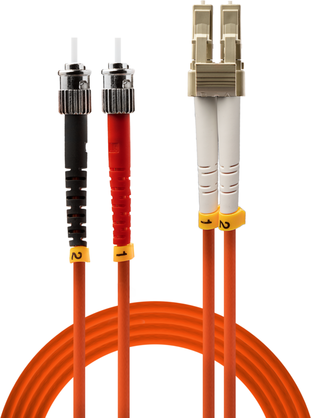 Kabel krosowy FO duplex LC-ST 2m 50/125µ