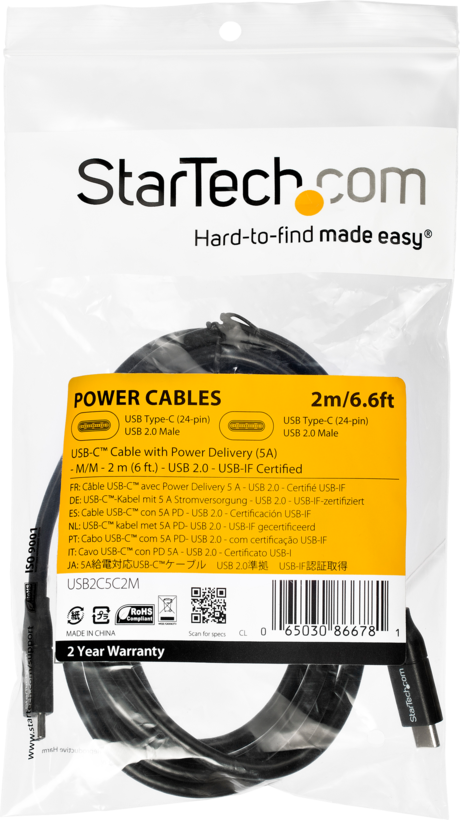 StarTech USB Typ C Kabel 2 m