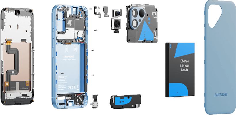Fairphone 5 256 GB Smartphone sky blue
