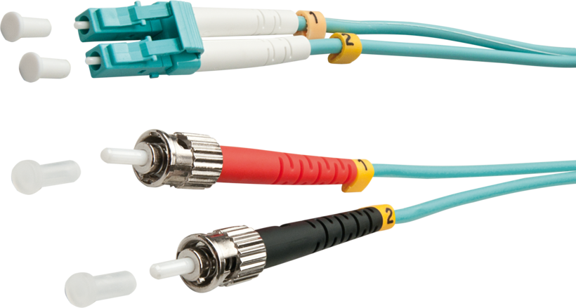 LWL Duplex Patchkabel LC-ST 5 m 50/125 µ