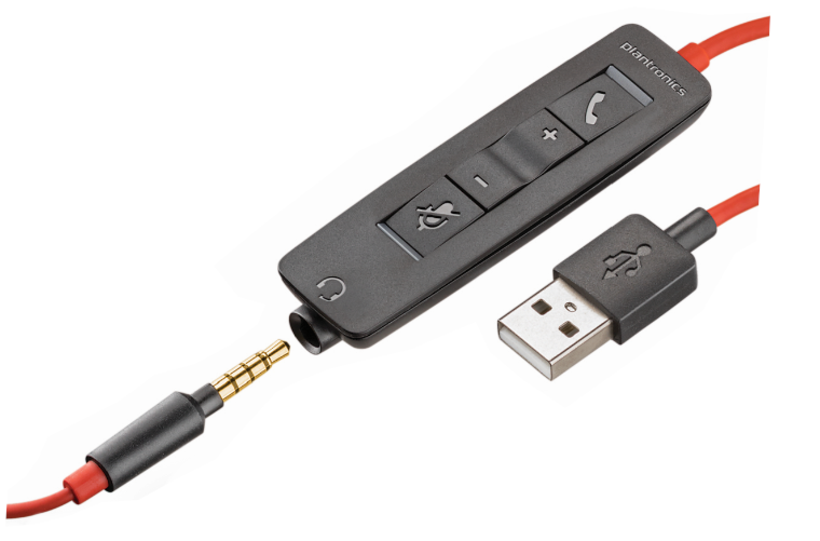 Poly Blackwire 3225 USB-A Headset Bulk