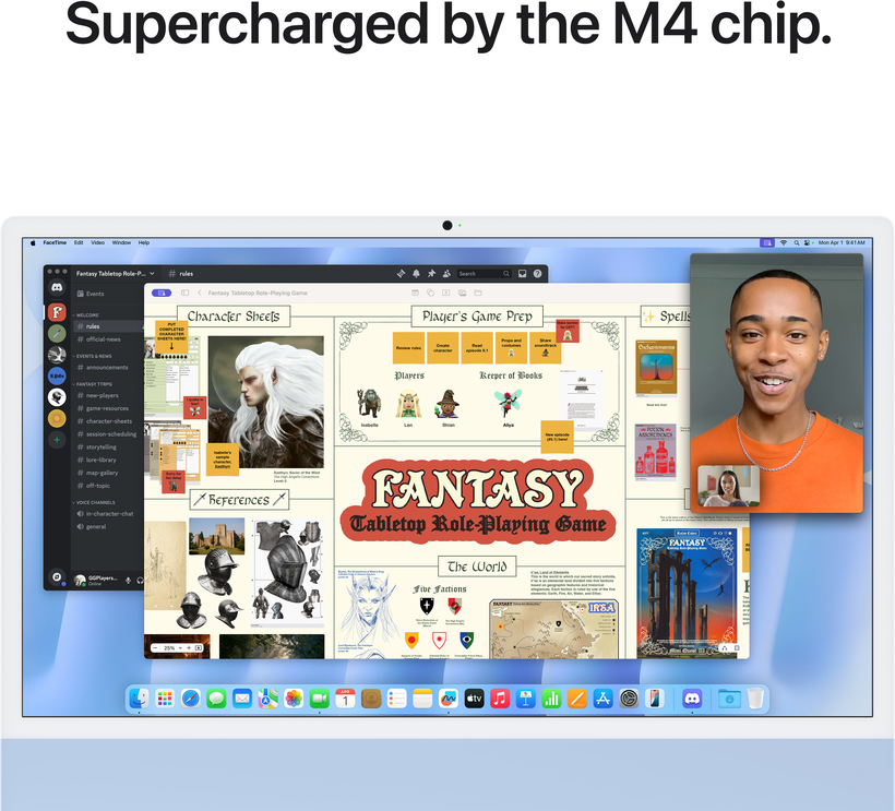 Apple iMac M4 8-rdz. 16/256 GB nieb.