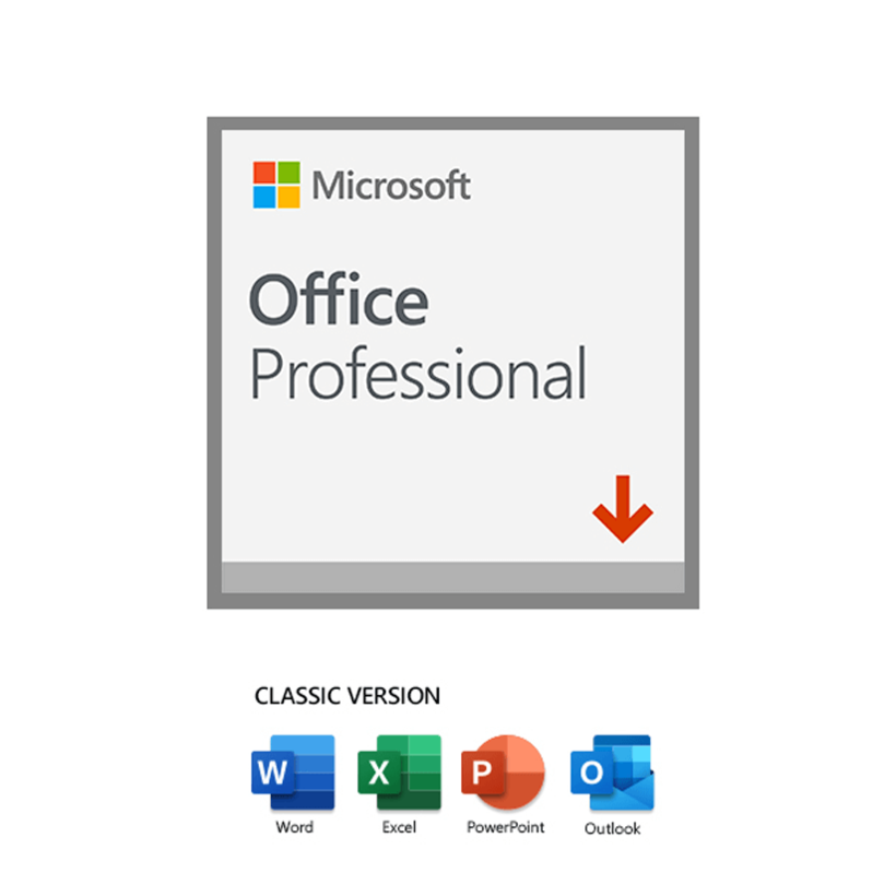 Microsoft ESD Office Professional 2019 All Languages EuroZone Online Product Key License 1 License Downloadable Click to Run