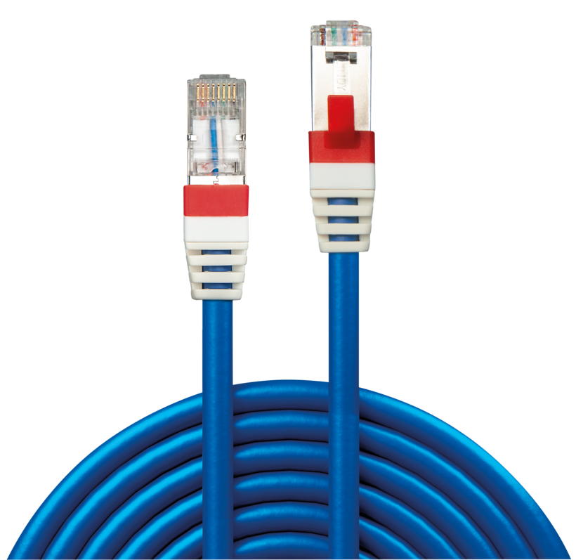 Patch Cable RJ45 S/FTP Cat6a 20m Blue