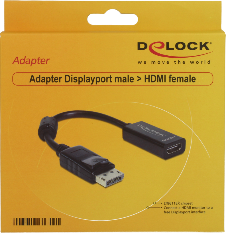 Adaptér Delock DisplayPort - HDMI