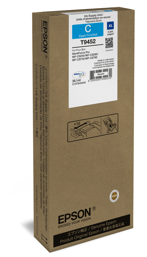 Epson WF-C52xx/WF-C57xx XL Ink Cyan
