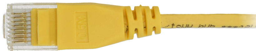 Patch Cable RJ45 U/UTP Cat6a 15m Yellow