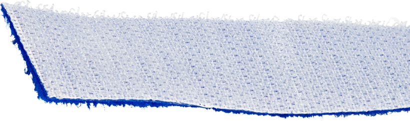 Klittenband kabelb. rol 15000 mm blauw