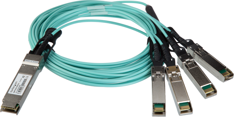 Câble QSFP+ m. - 4 x SFP+ m., 3 m