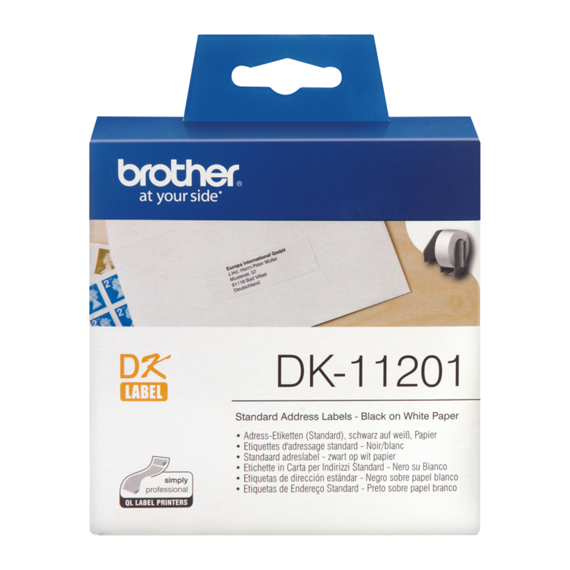 Brother 29x90mm Adress-Etikettenrolle ws