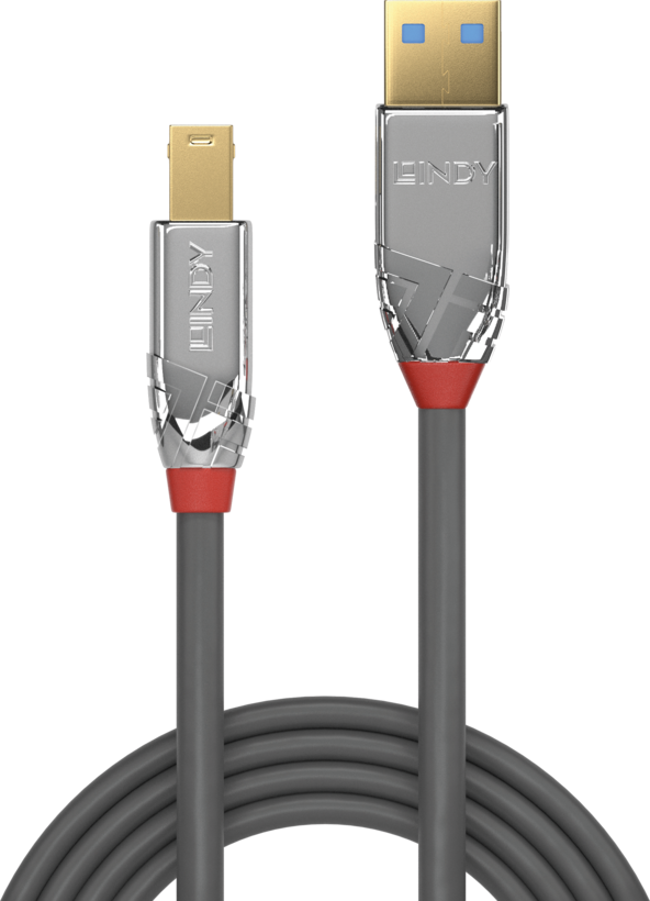 Cable USB 3.0 A/m-B/m 0.5m Anthracite