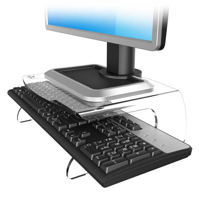 Support écran Dataflex acrylique 110 mm