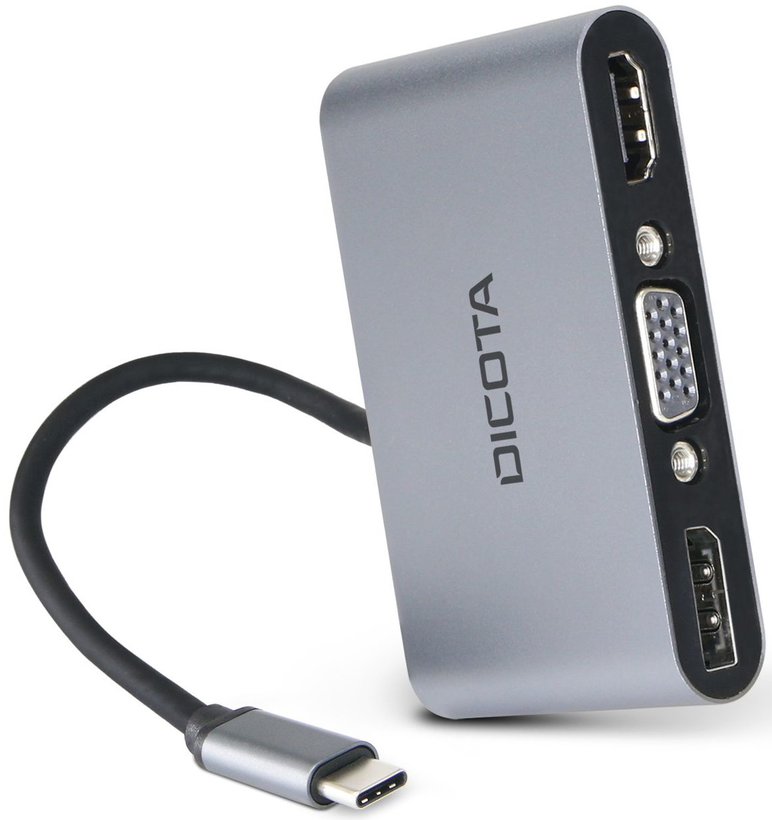 Sta accueil 5-en-1 DICOTA USB-C portable
