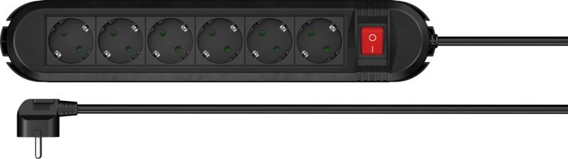 Power Strip 6-way 3m w/ Switch