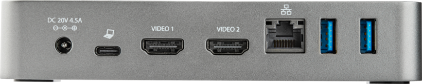 Station accueil StarTech USB-C - 2xHDMI