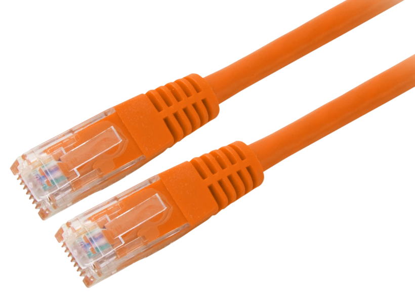 Patch Cable RJ45 U/UTP Cat5e 1m Orange