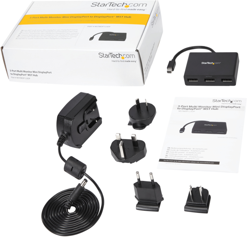 StarTech Mini DisplayPort-3x DP MST Hub