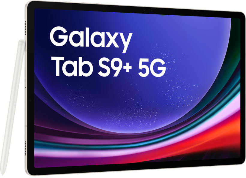Samsung Galaxy Tab S9+ 5G 512 Go, beige