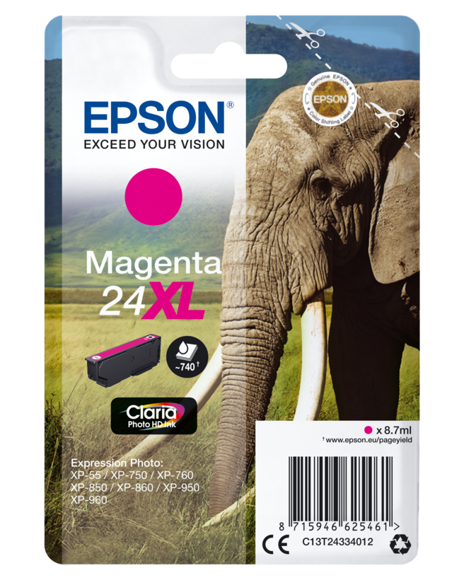 Epson 24XL Ink Magenta