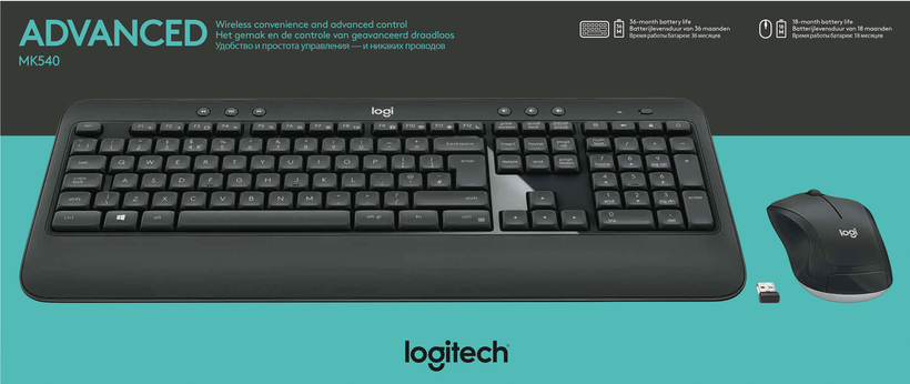 Logitech MK540 Keyboard and Mouse Set