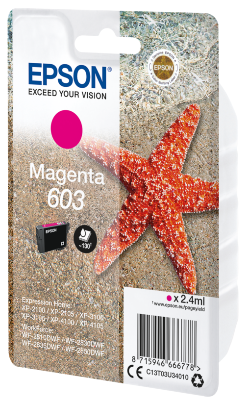 Inkoust Epson 603 purpurový