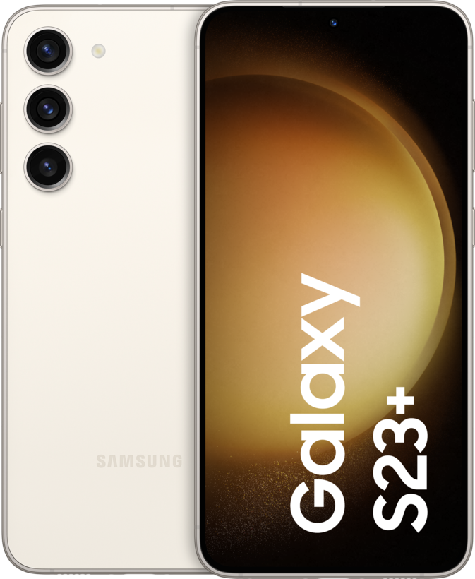 Samsung Galaxy S23+ 256 Go, crème
