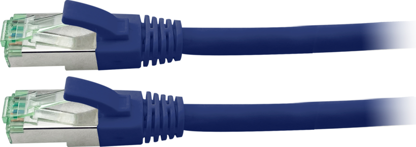 GRS Patch Cable RJ45 S/FTP Cat6a 10m bl