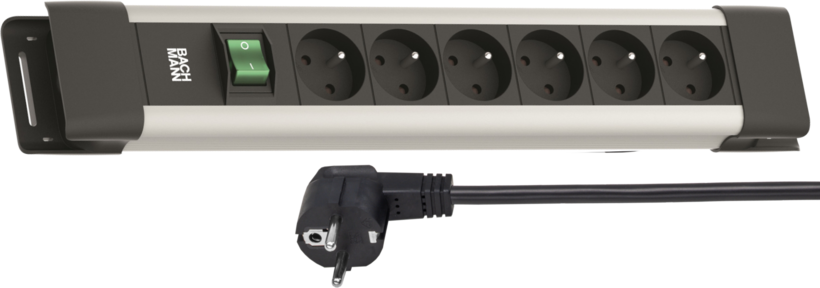 Connectus 6-way Power Strip 2m