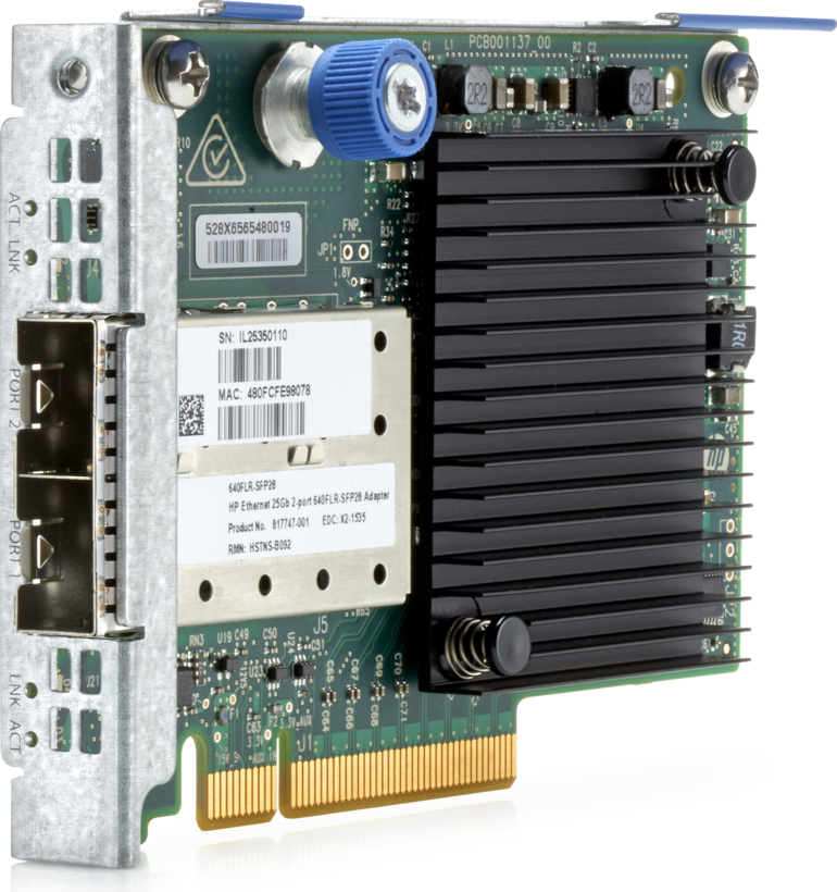 HPE FLR-SFP28 CX4 10/25GbE 2-P SFP28 LOM