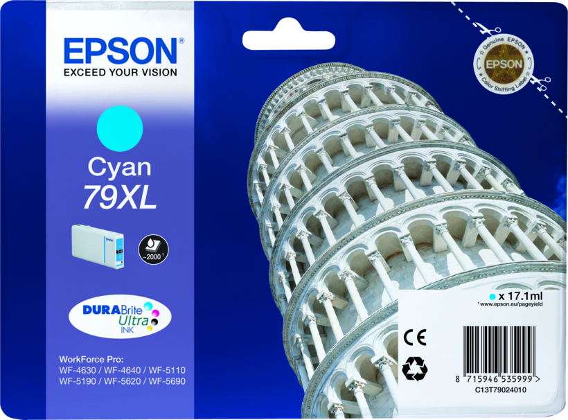 Tusz Epson 79XL, cyjan