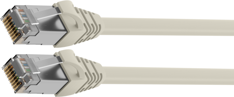 Patchkabel RJ45 S/FTP Cat6a 50 m grau