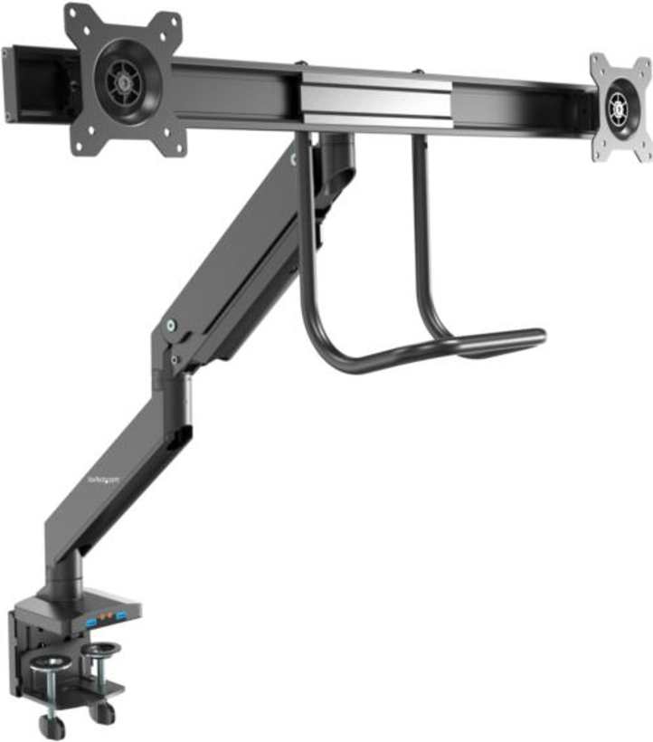 Double bras d'écran StarTech - 2xUSB 3.0