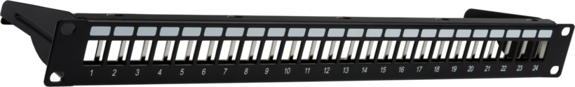 Patch Panel RJ45 24port w/o Modules Fold