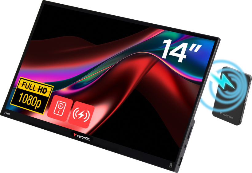 Verbatim 14" Portable Touch Monitor