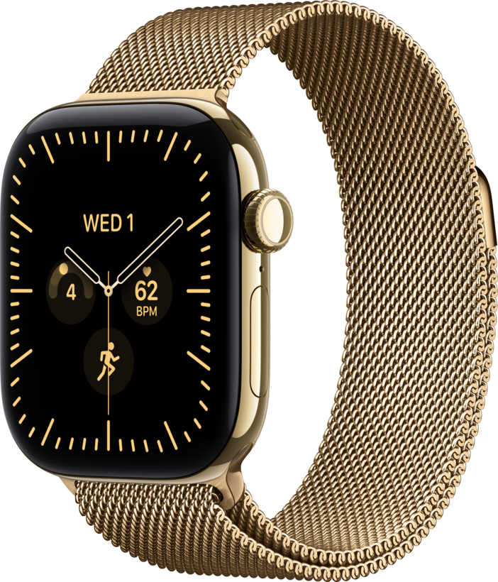 Apple Watch S12 5G 42mm Titanium Gold