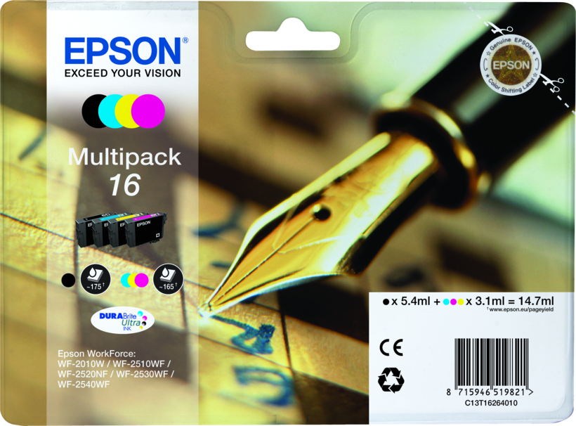 Encre Epson 16, multipack