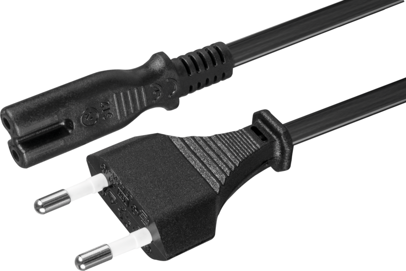 Power Cable Local/m - C7 2m Black