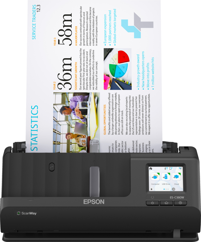 Epson WorkForce ES-C380W Scanner