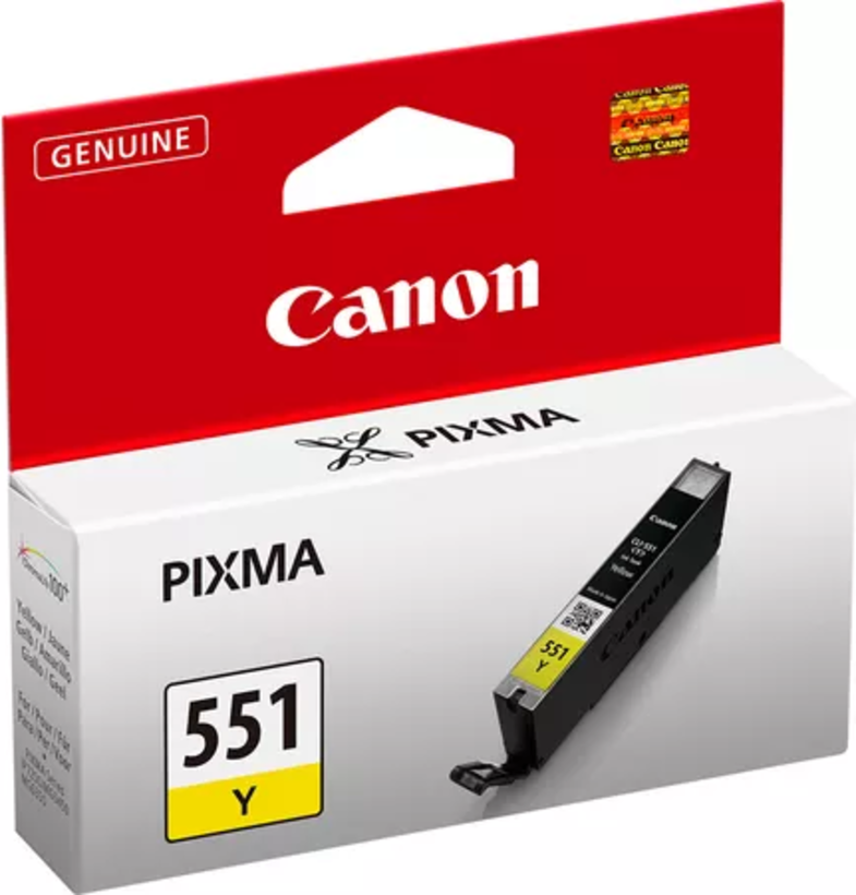 Tusz Canon CLI-551Y, żółty