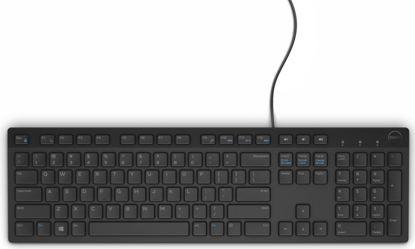 Dell KB216 Multimedia Keyboard Black