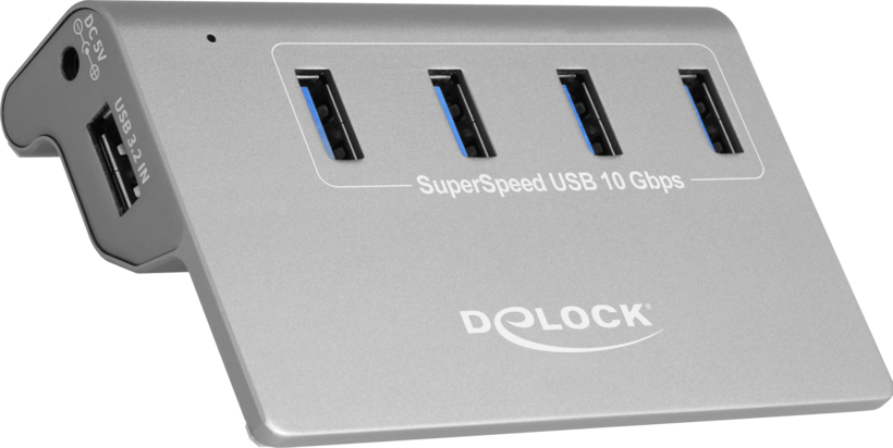 Delock USB Hub 3.1 4-port Silver