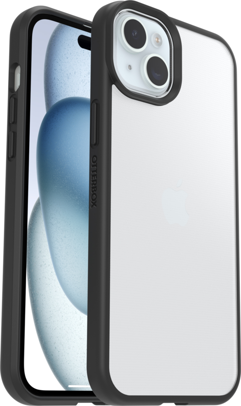 OtterBox iPhone 15+ React Black Crystal