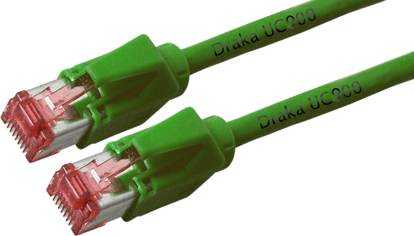 Patch Cable RJ45 S/FTP Cat6 1m Green