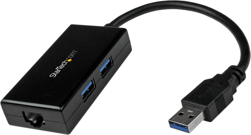 Adapt. USB 3.0 GigabitEthernet + hub