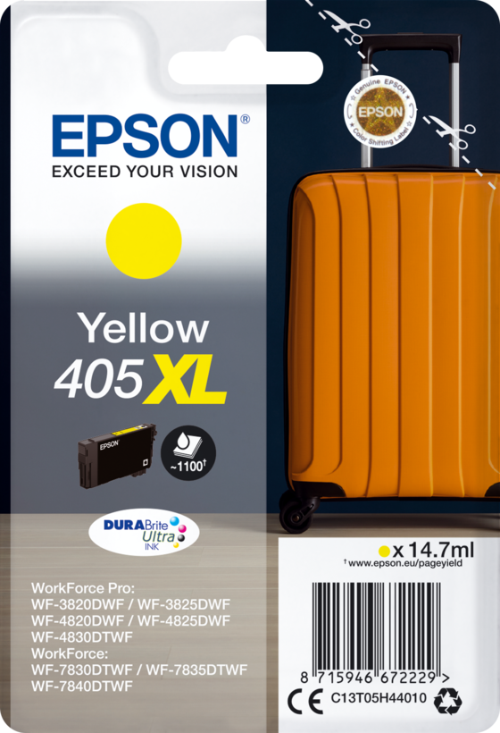 Epson 405 XL Ink Yellow