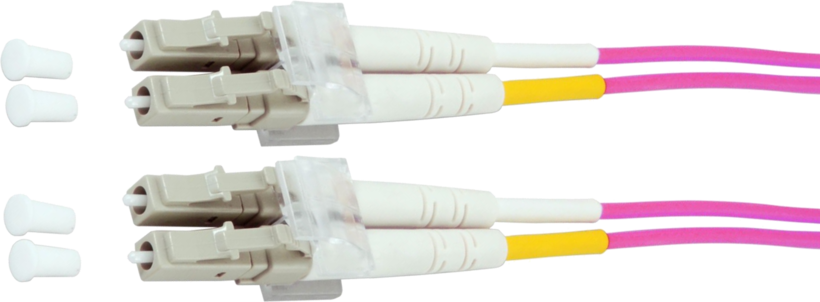 FO Duplex Patch Cable LC-LC 50/125µ 1m